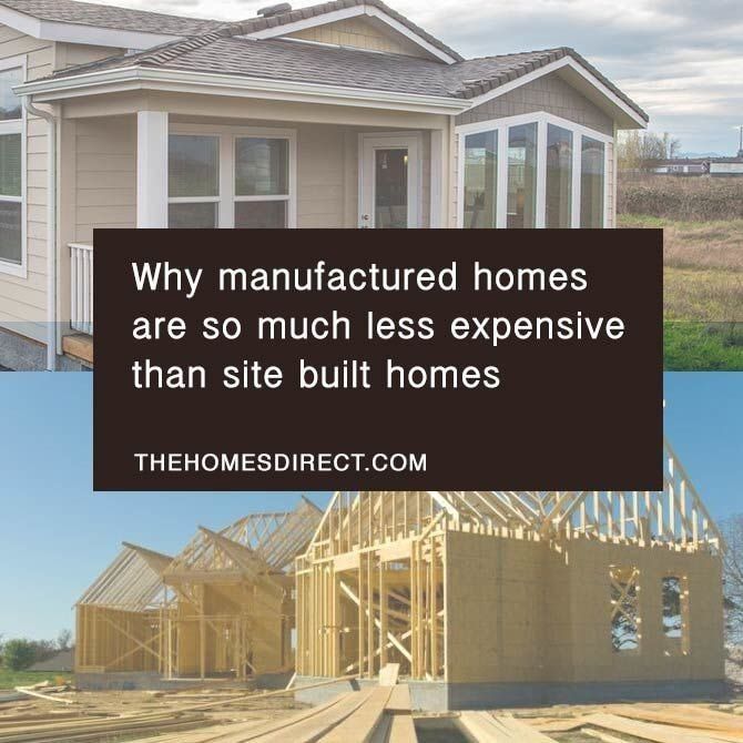 Why are Manufactured Homes Cheaper than Site-Built Homes?