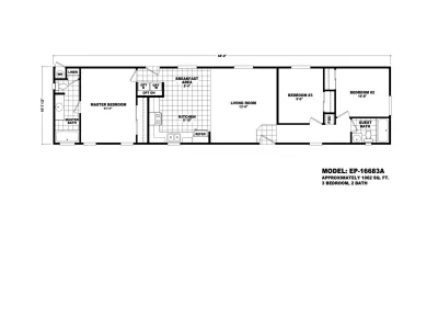 Homes Direct Modular Homes - Model EP16683A